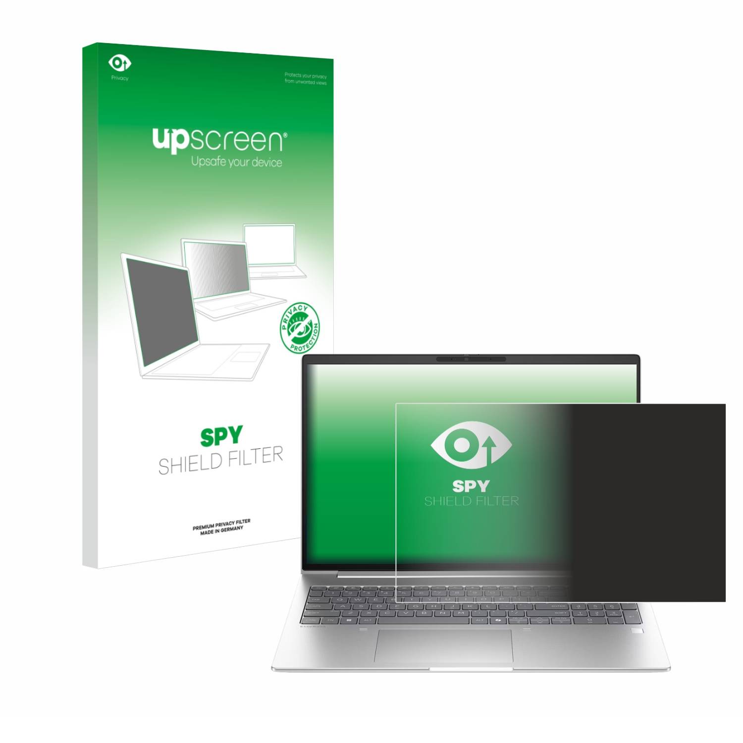 upscreen Blickschutzfilter für HP EliteBook 6 G1i 16 Blaulichtfilter Sichtschutz Privacy Anti Spy abnehmbar-0