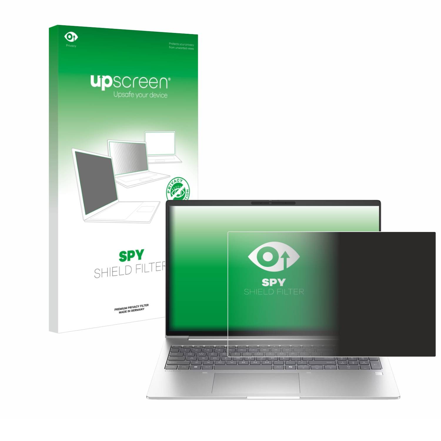 upscreen Blickschutzfilter für HP EliteBook 6 G1i 13 Blaulichtfilter Sichtschutz Privacy Anti Spy abnehmbar-0