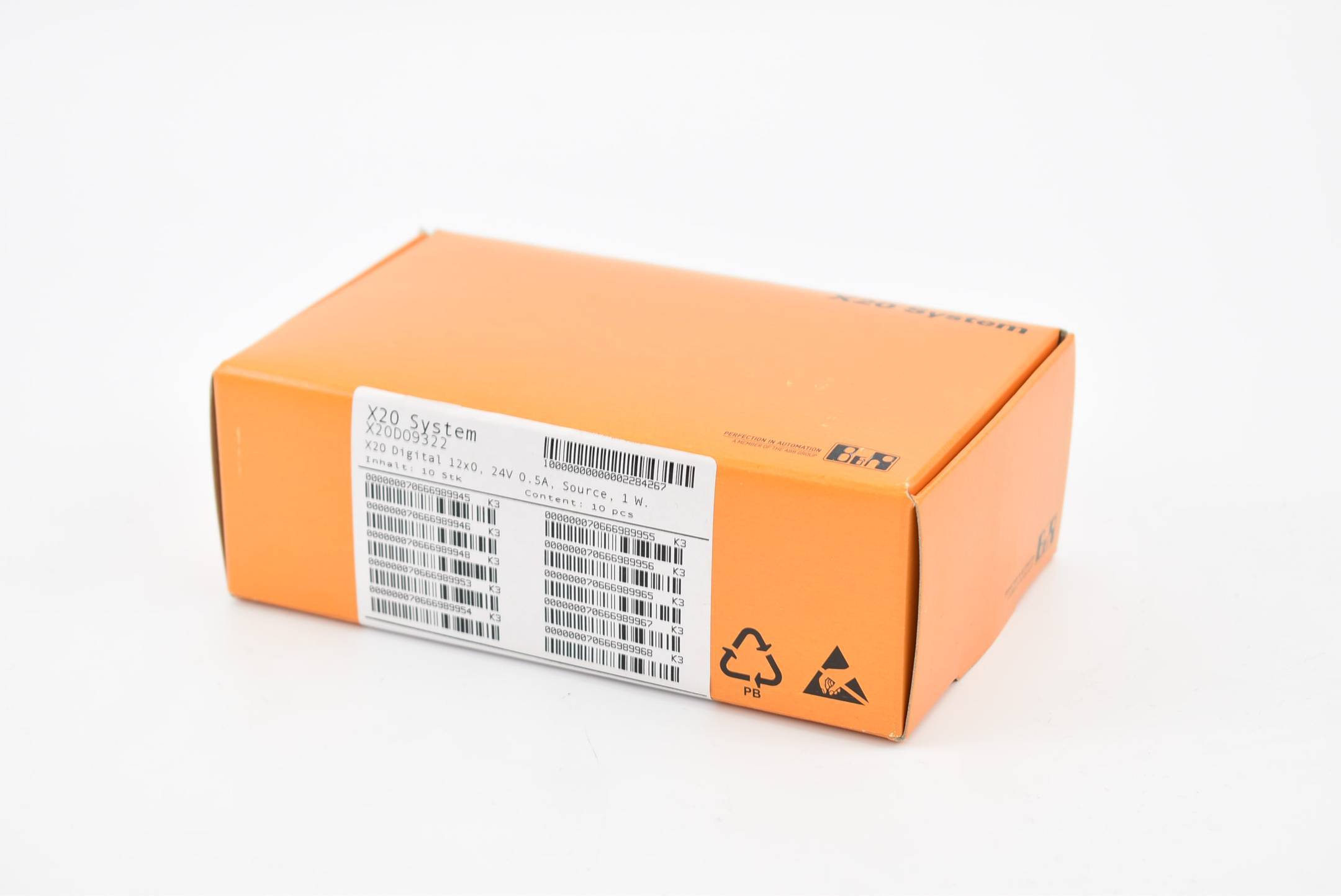 B&R Automation X20DO9322 B&R 12 digital outputs Source connection 1-wire connections Integrated output protection This-0