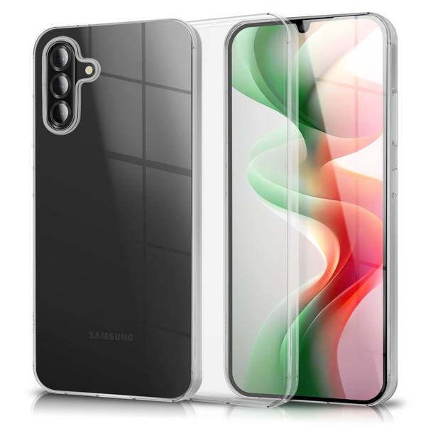 NALIA Handyhülle „GLAZE“ für Samsung Galaxy A26 – Klare Durchsichtige Silikon Hülle mit Anti-Gelb Effekt - Transparent