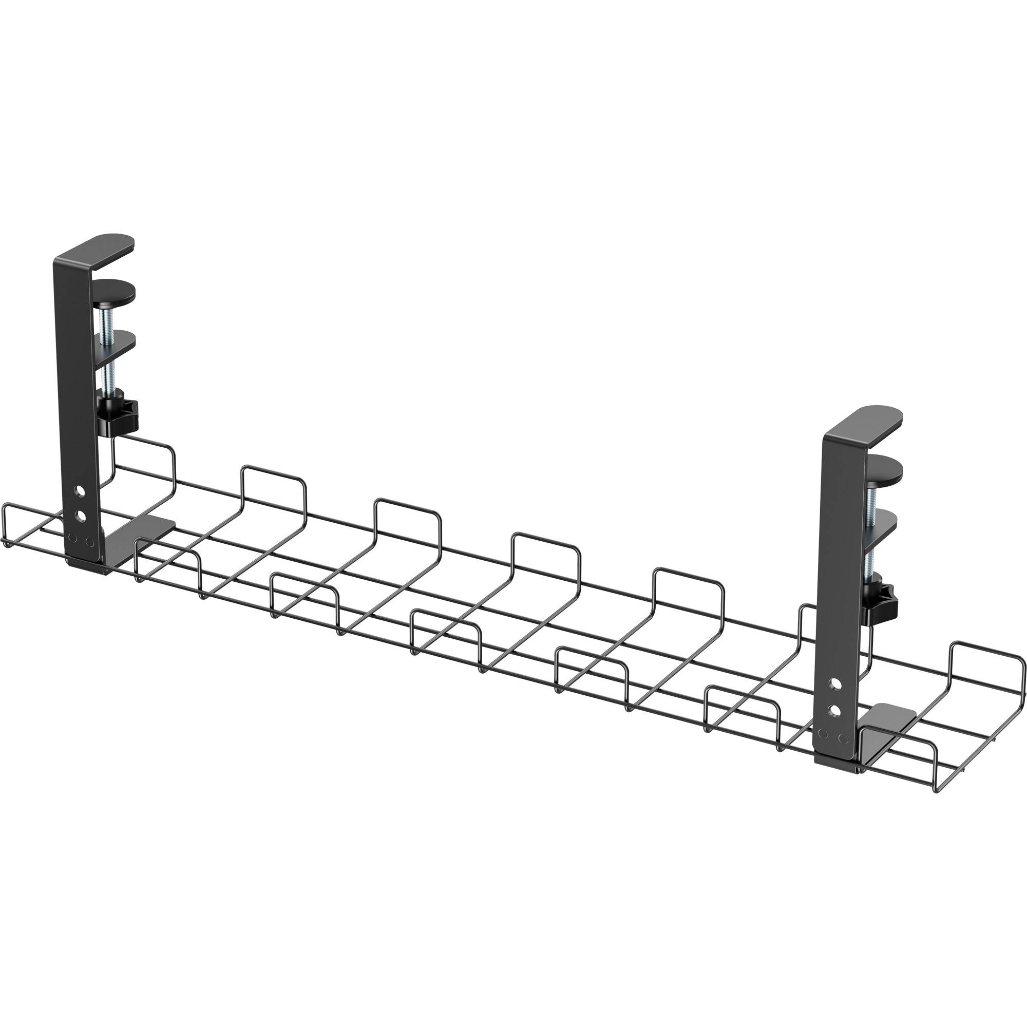 InLine® Kabelführungs-Gitter 60cm für Tischmontage mit Schraubklemmen, schwarz-2