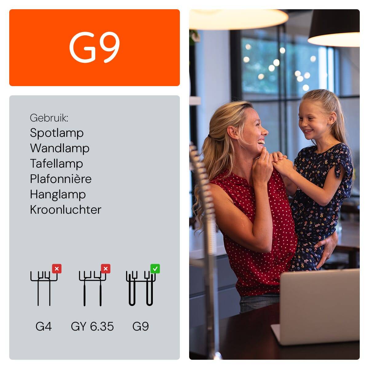 LED-Lampe - Form: PIN - klar Finish - G9 - 2.6 W (Entsprechung 30 W)-1