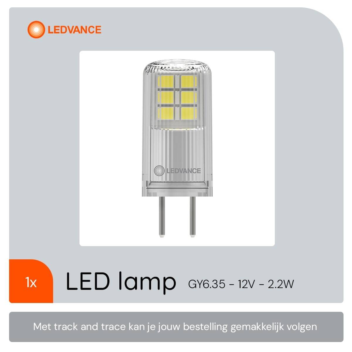 LEDVANCE - LED-Leuchtmittel LED PIN28 2.2W 827 CL GY6.35 P-4