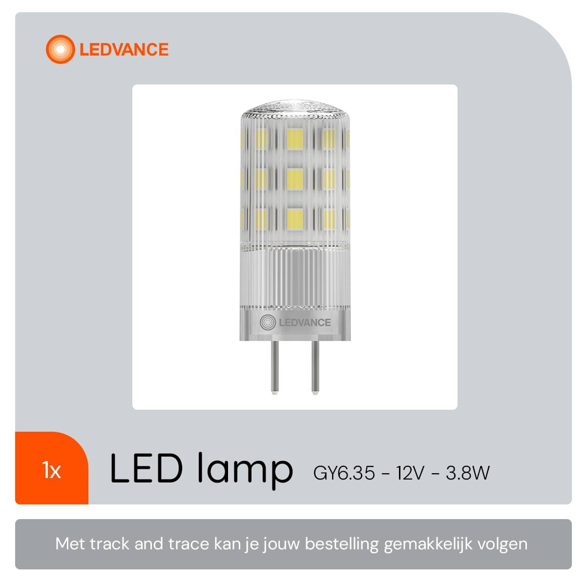 LEDVANCE Osram LED-Leuchtmittel LB24 LED PIN40 DIM 3.8W 827 CL GY6.35 P-4