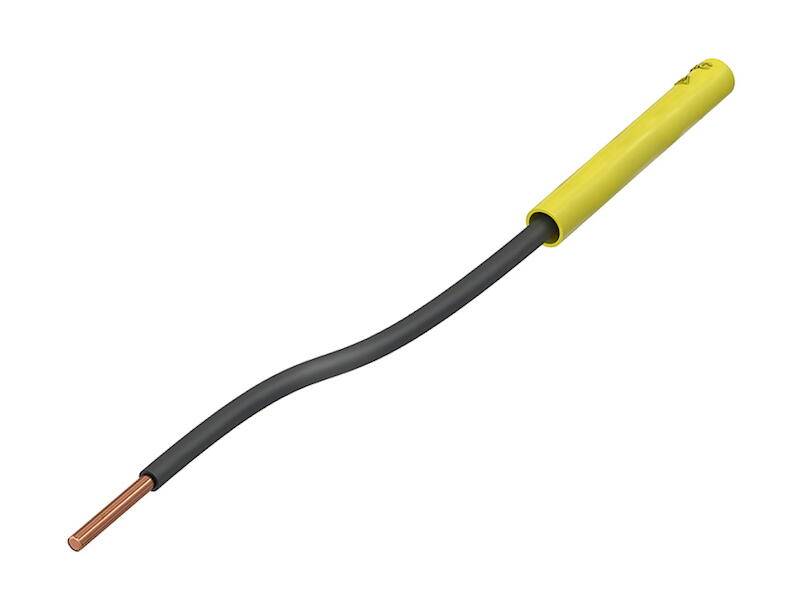 Stäubli A-SLK4-R Adapter isoliert gelb aus biegsamen Kupfer mit 4 mm Buchse-0