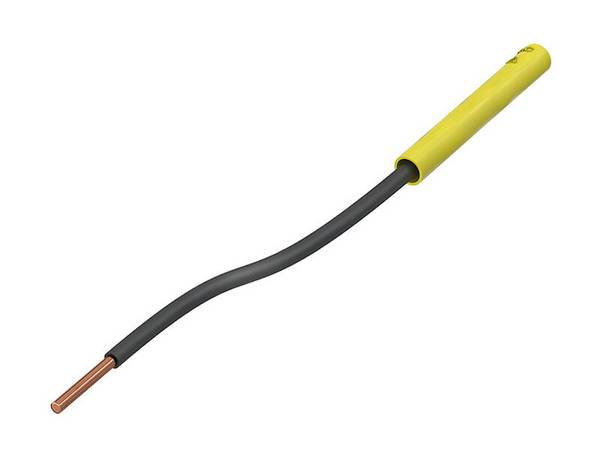 Stäubli A-SLK4-R Adapter isoliert gelb aus biegsamen Kupfer mit 4 mm Buchse