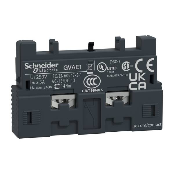 Schneider Electric Hilfsschalter / Hilfskontaktblock TeSys GVAE (GVAE1)