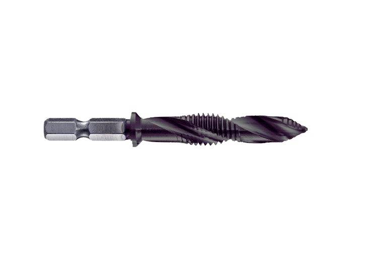 Projahn Kombi-Gewindebohrer PROSTEP M3 HSS-G TiAlN mit 1/4" 6-kant-Aufnahme