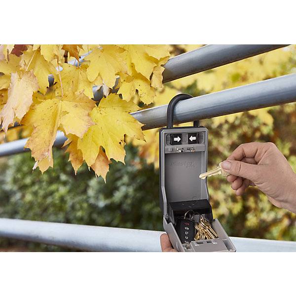 Schlüsselbox Select Access Stahl VE 4 Stk grau mit festem Bügel. Master Lock Deutschland GmbH 84771149-3