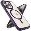 Cadorabo Hülle für Apple iPhone 15 PRO MAX Schutzhülle in Lila kompatibel mit MagSafe Handyhülle Matte Rückseite