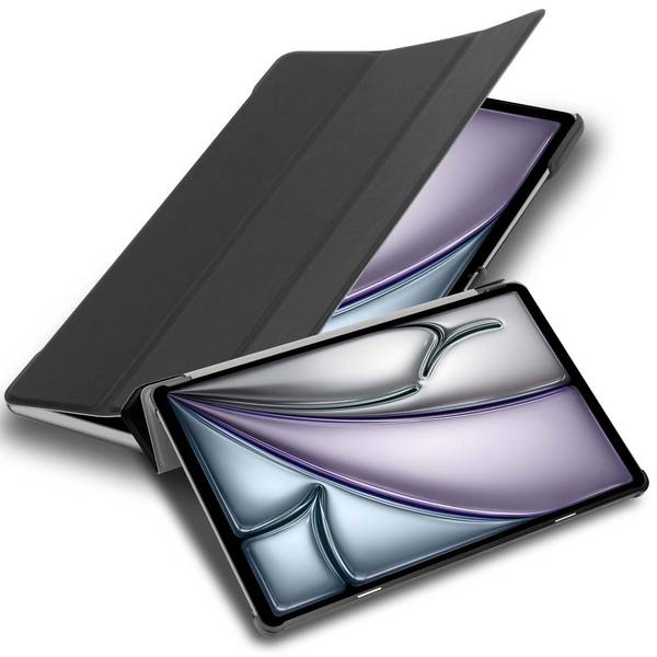 Cadorabo Hülle für Apple iPad Air 13 2024 Tablet Hülle in Schwarz Schutzhülle Etui Case Tasche Cover