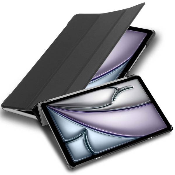 Cadorabo Hülle für Apple iPad Air 11 2024 Tablet Hülle in Schwarz Schutzhülle Etui Case Tasche Cover