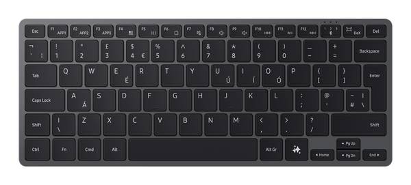 Samsung Universal Smart Keyboard Dunkelgrau - Tastatur - QWERTZ