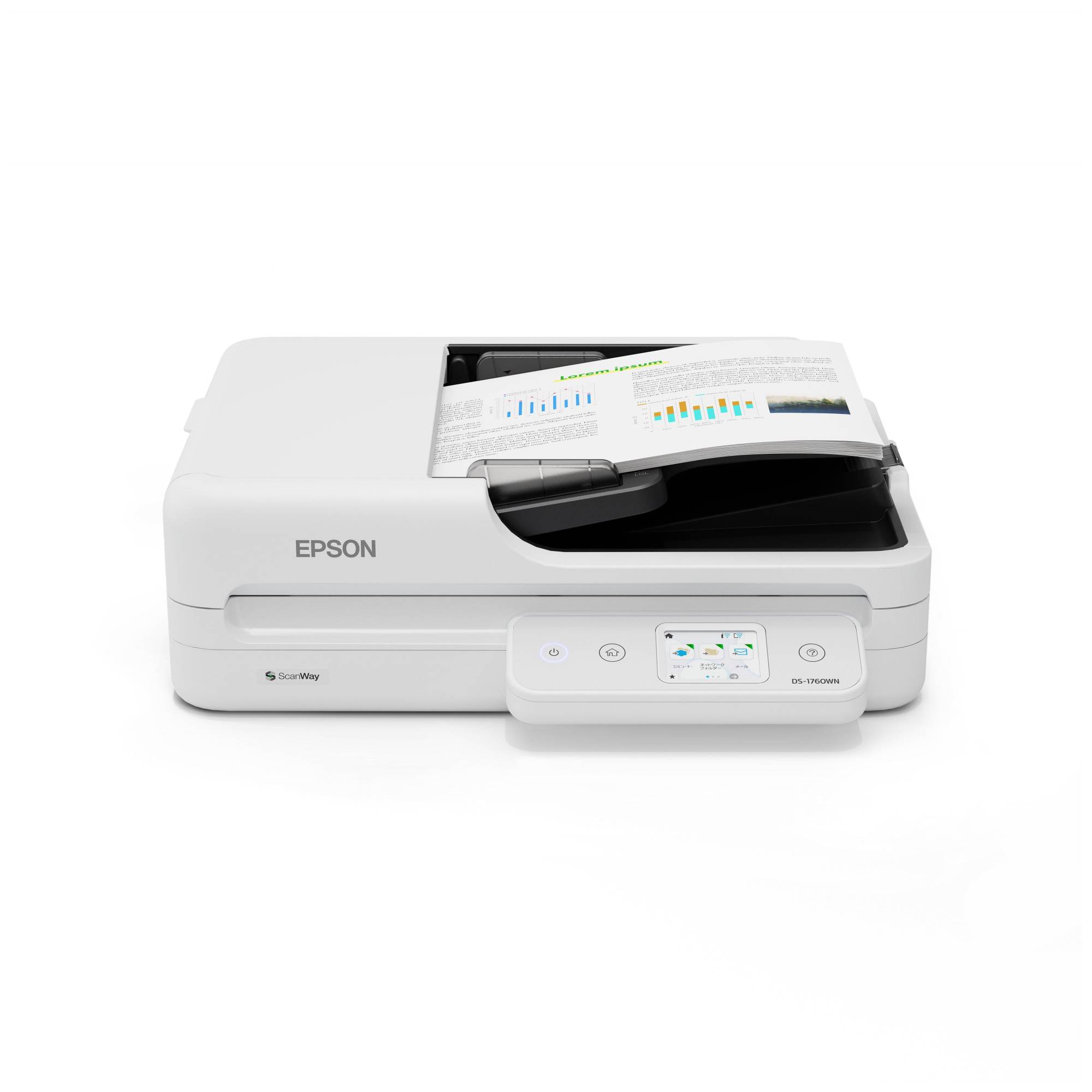 Epson WorkForce DS-1760WN - Dokumentenscanner - Duplex - 215.9 x 5588 mm - 1200 dpi x 1200 dpi - bis zu 30 Seiten/Min. (-1