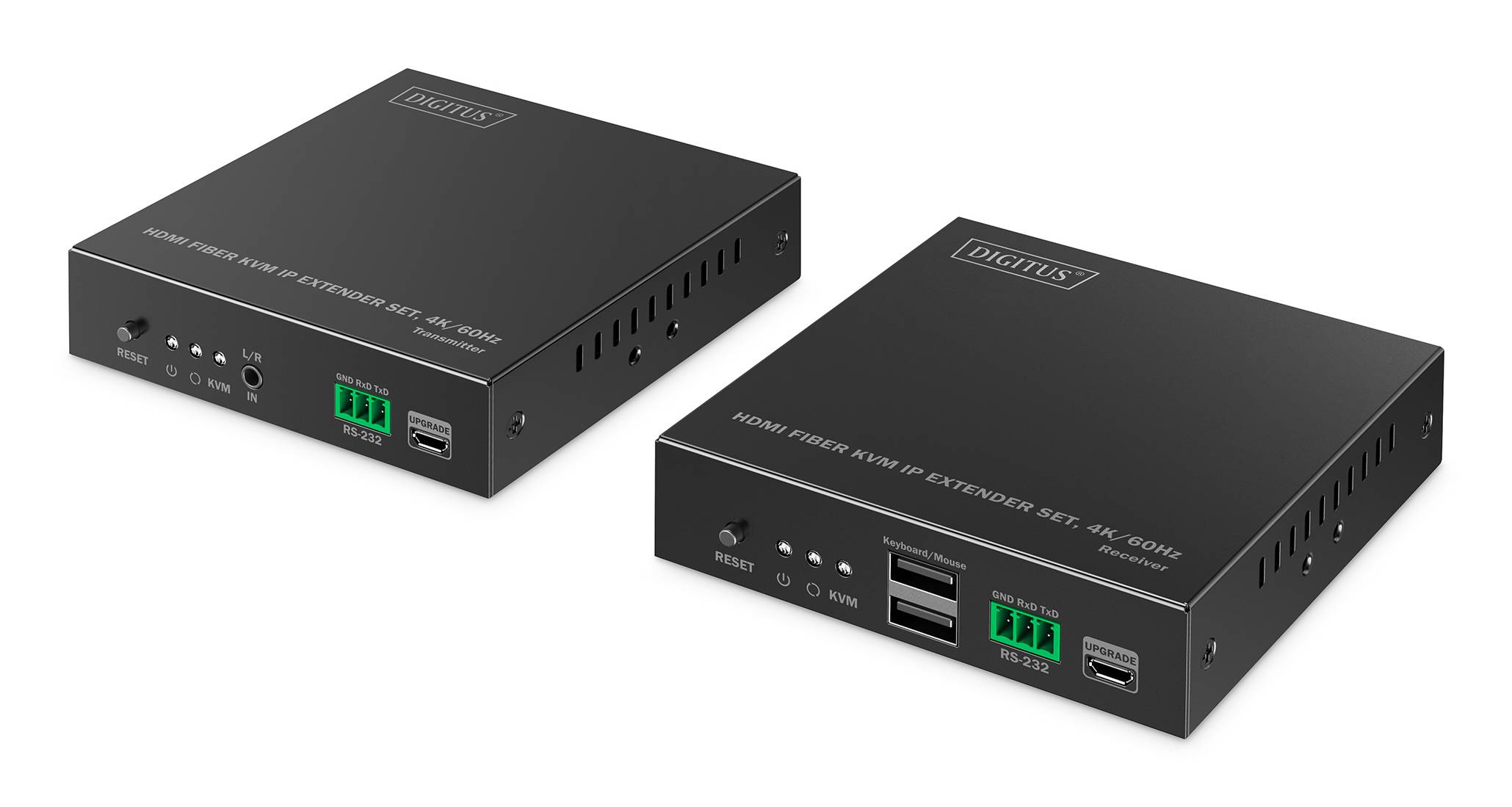 DIGITUS HDMI Fiber KVM IP Extender Set, 4K/60Hz-0