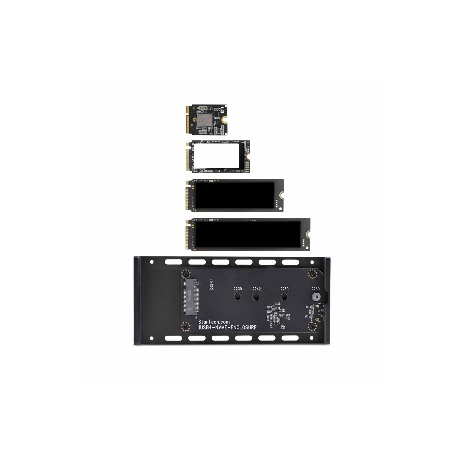 StarTech.com USB4 M.2 NVMe Enclosure SSD STARTECH.COM USB4m.2 Gehäuse 40Gbps Externes USB-C Thunderbolt-0