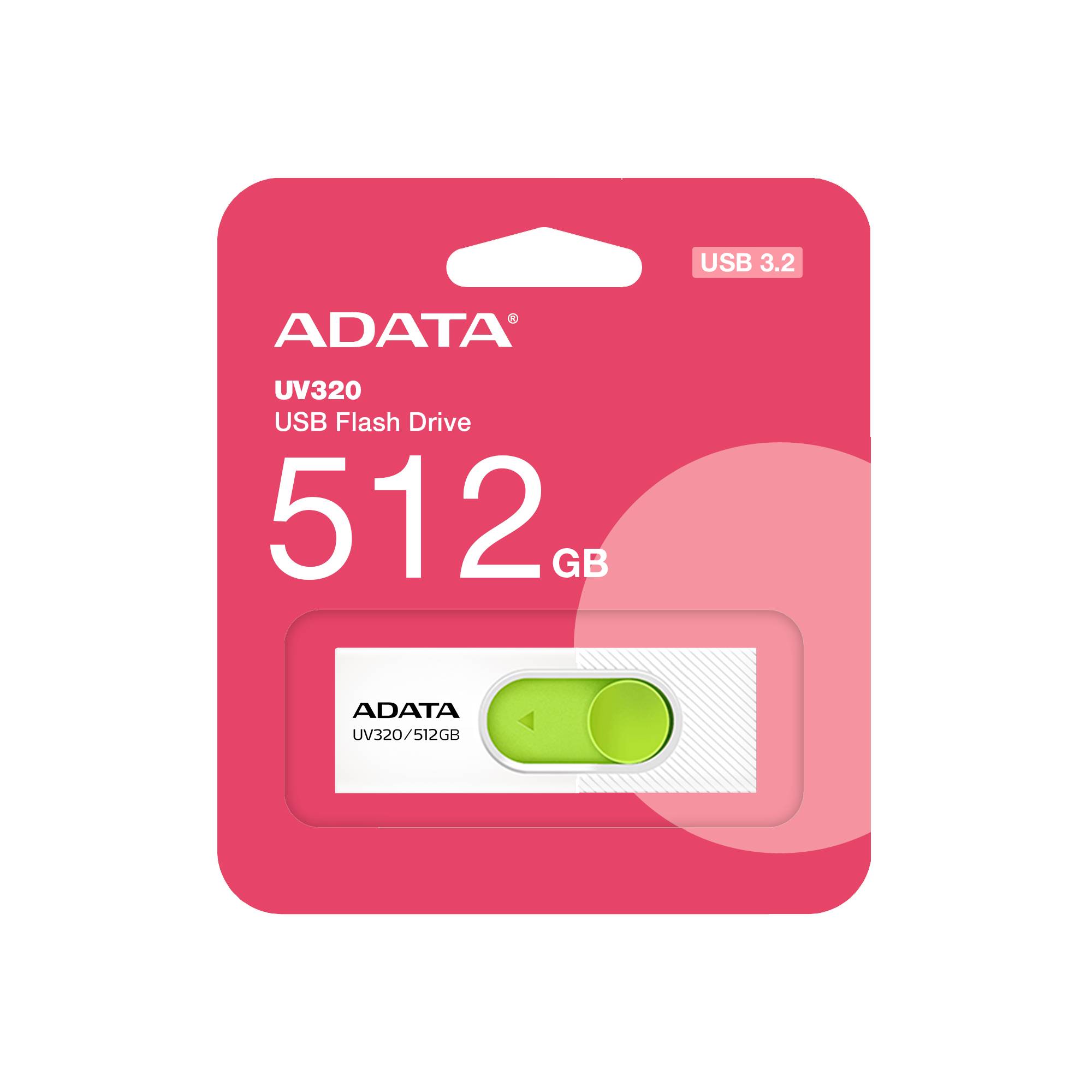 ADATA UV320 - USB-Flash-Laufwerk - 512 GB - USB 3.2 Gen 1-2