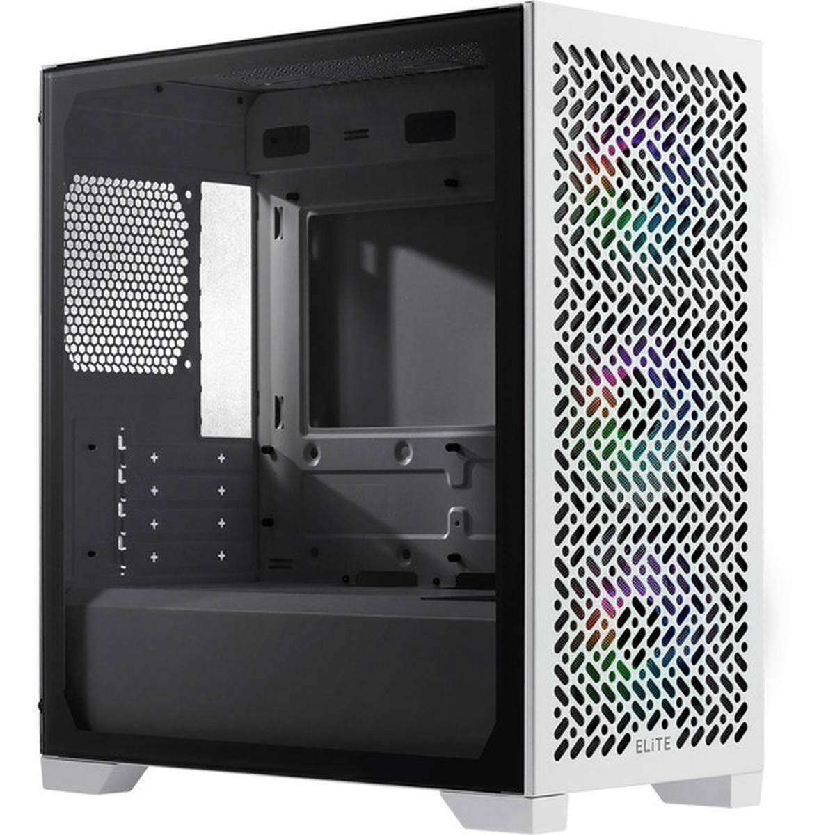 COOLER MASTER - Geh Elite 302 White - Midi/Minitower - ATX-0