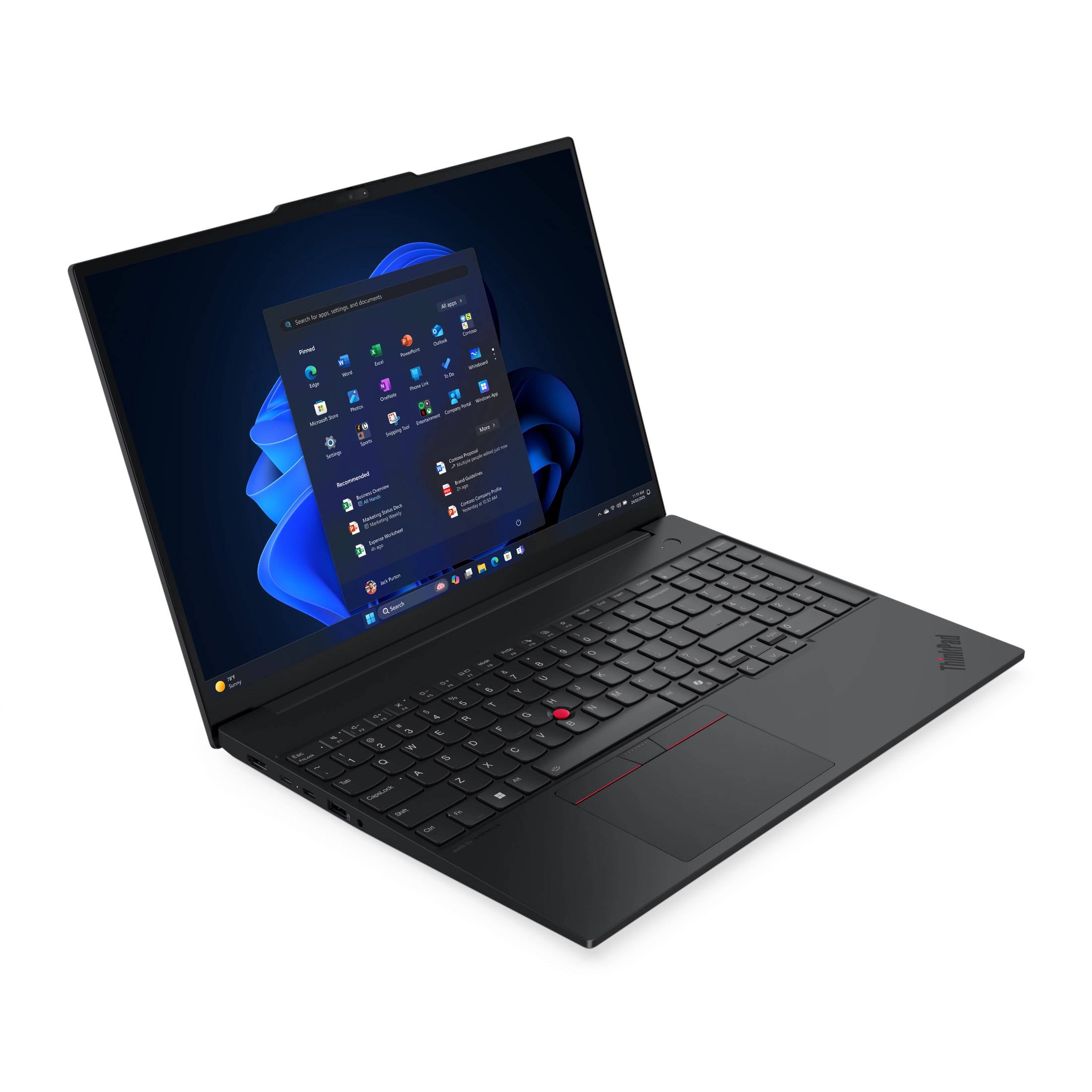 Lenovo ThinkPad E16 G3 (Schwarz, 16" WQXGA, Intel® Core™ Ultra 7 258V, 32 GB RAM, 2 TB SSD) mit Windows 11 Pro-2