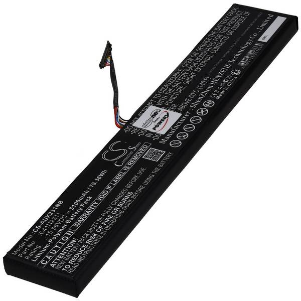 Akku für Asus ROG Ally x Gaming Console, 15,56V, Li-Polymer