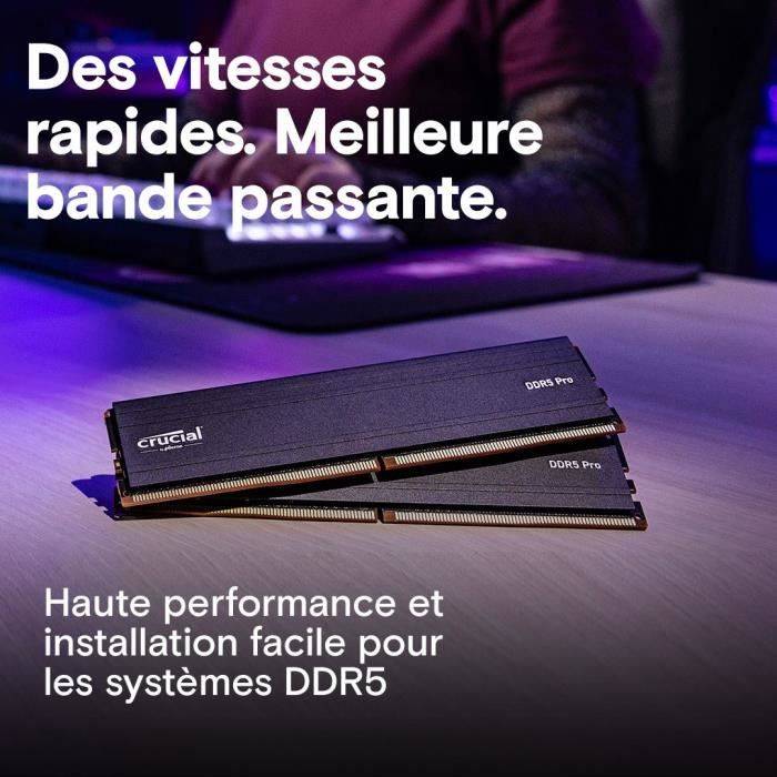 Crucial - DDR5 - Kit - 64 GB: 2 x 32 GB - DIMM 288-PIN-2