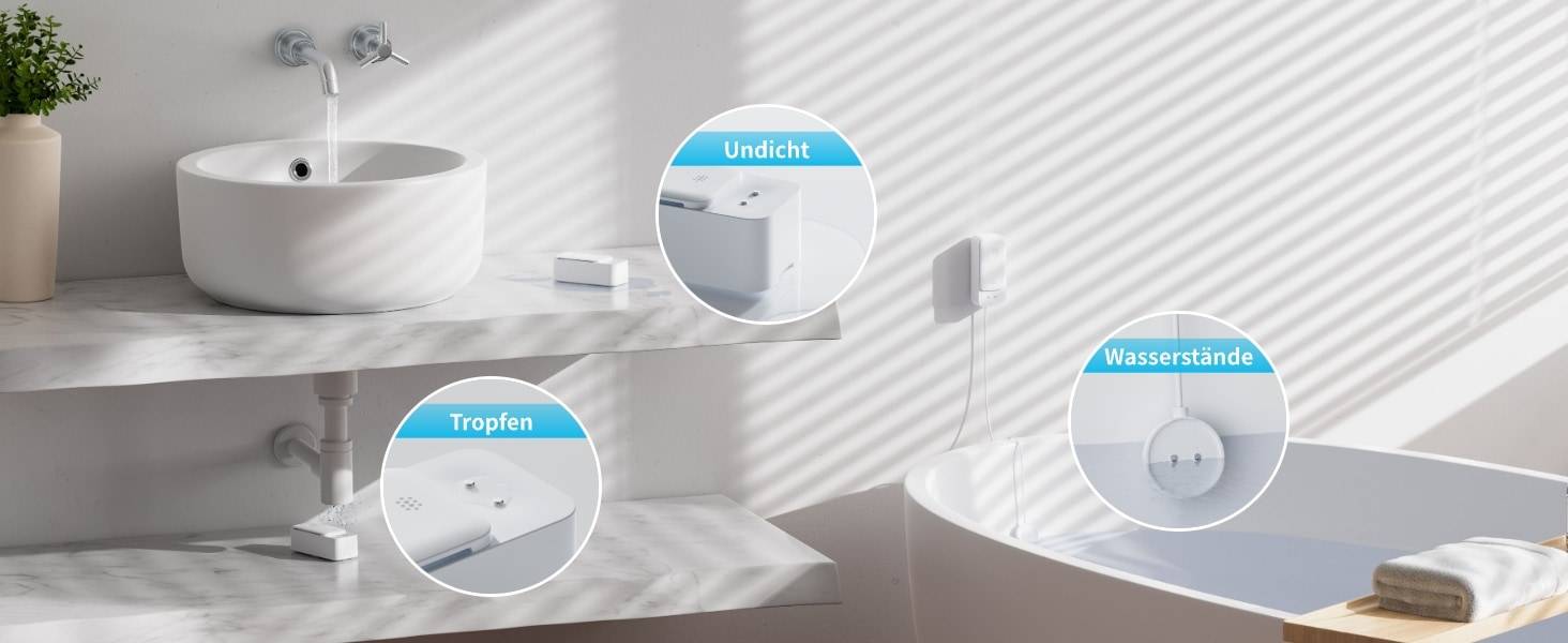 SwitchBot WLAN Wassermelder - mit Sensorkabel Multimedia-Technik SMART HOME-1
