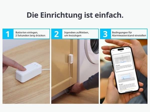SwitchBot WLAN Wassermelder - mit Sensorkabel Multimedia-Technik SMART HOME-3