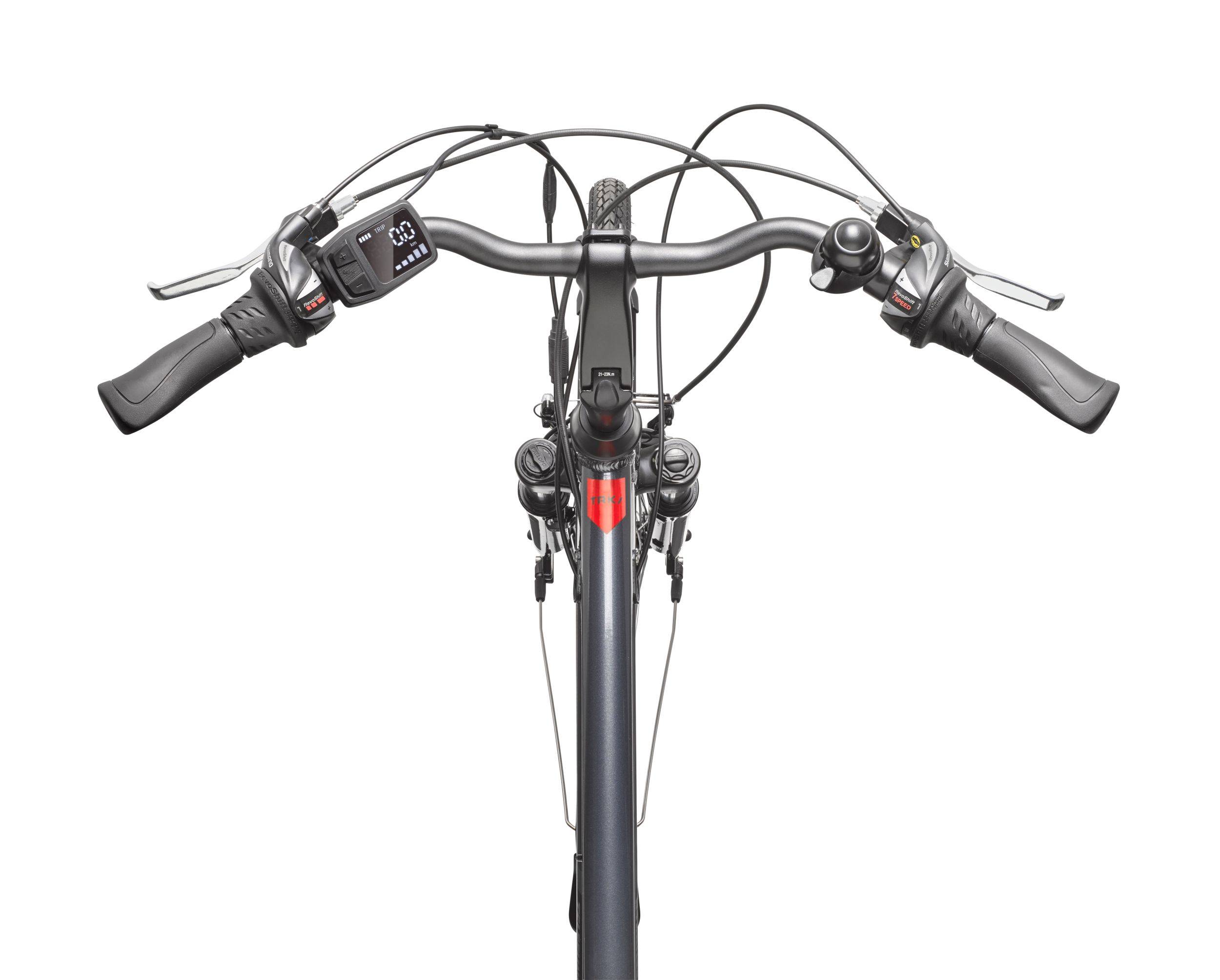 Telefunken Trekking E-Bike | Elektrofahrrad 28 Zoll | 21-Gang Kettenschaltung | Heckmotor 250W | 536,5Wh Akku | Pedelec-3