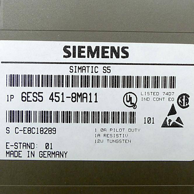 Siemens simatic S5 DO 6ES5 451-8MA11 ( 6ES5451-8MA11 )-1