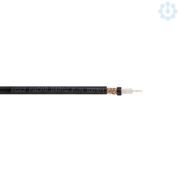 KABE Koaxialkabel RG 62A/U93 OHM SW schwarz Schnitt-0