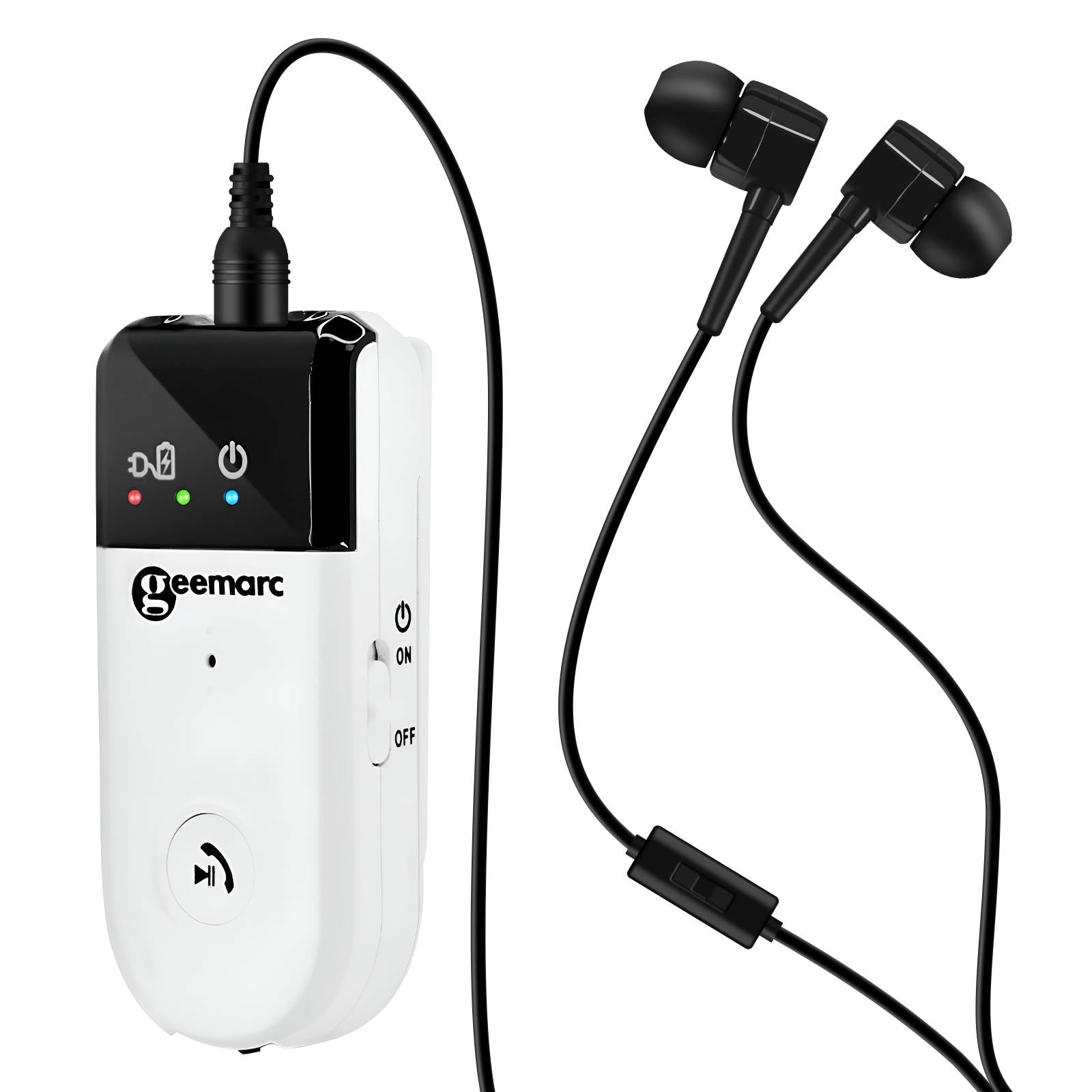 Hörverstärker Volumen 30dB IBT10 Weiß