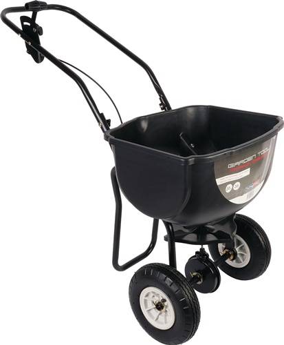 Streugutwagen 20l Ku.schwarz Bereifung Gummiräder luftbereift 10-15m TALEN TOOLS-0