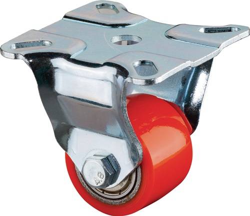 BS Rollen GmbH Bockrolle 35mm 100kg PU 90 +/- 3 Shore A Kugell.60x60mm STA BS ROLLEN A610.C10.035