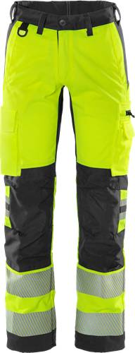 Fristads High Vis Stretch-Hose Kl. 2 2712 PLU - Warnschutz-Gelb/Schwarz/C56 130164-196-C56-1