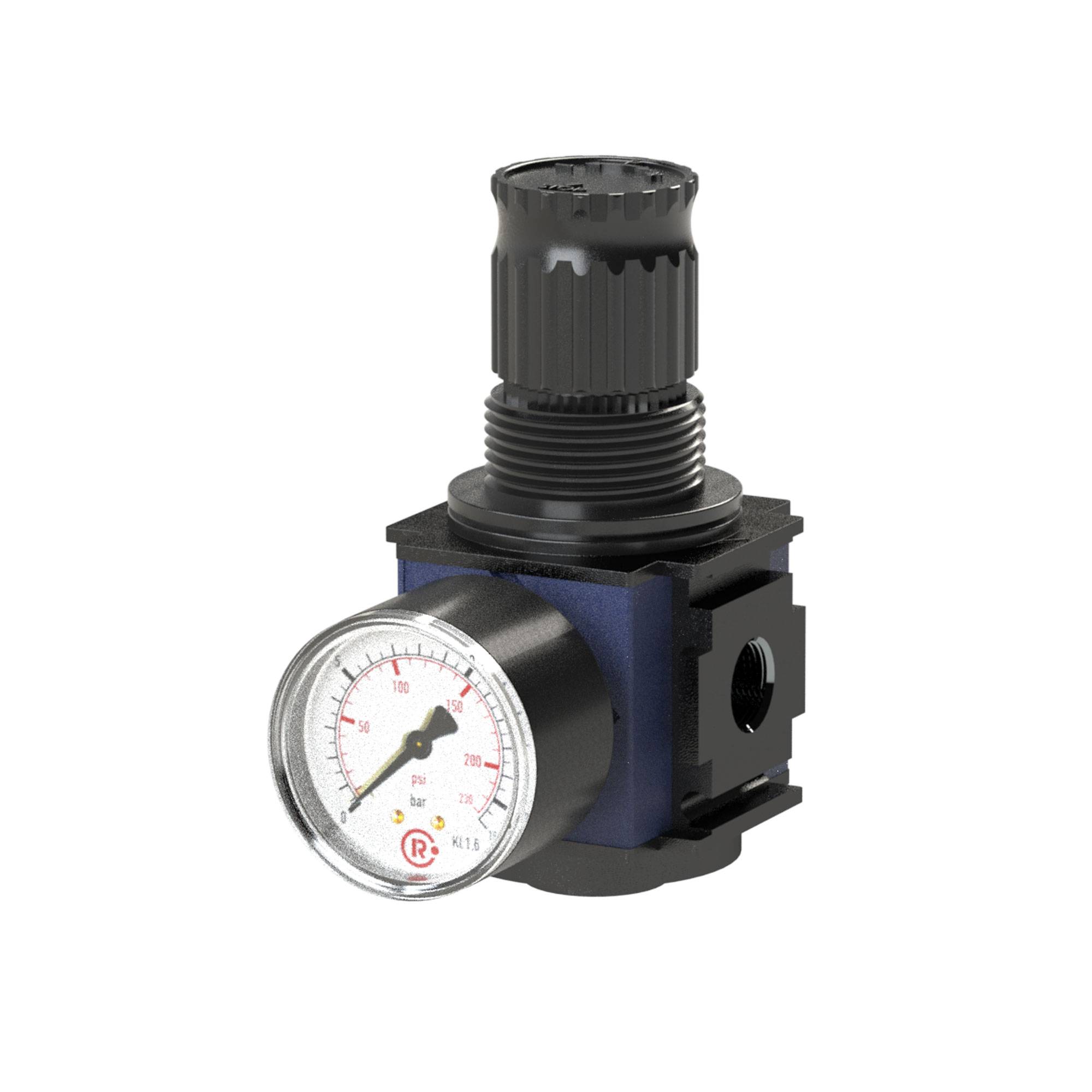 RIEGLER Druckregler »variobloc«, inkl. Manometer, BG 2, G 3/4, PE max. 25 bar, Med.-Umgebungstemp. max. 80 °C, Regelbere-0
