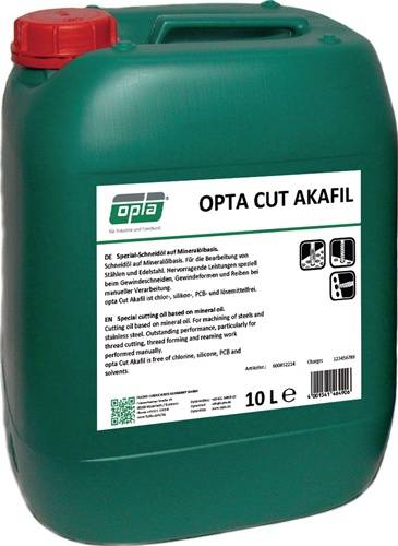 FUCHS LUBRICANTS GERMANY GmbH Gewindeschneidöl Cut Akafil 10l Kanister OPTA 600852214-1