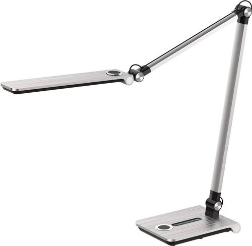 Schreibtischleuchte Wave silber geb.H.max.760mm Standfuß m.LED HANSA-2