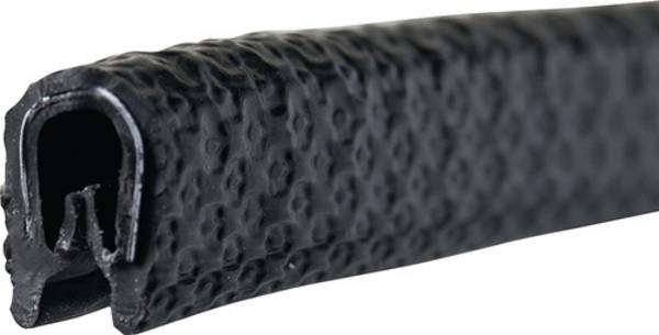 Kantenschutz Klemmber.1-2mm L.10m B.6,5mm H.9,5mm schwarz TECWERK