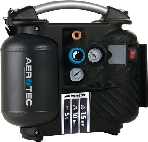 Kompressor Aerotec Airliner 5 GO 200l/min 10bar 1,1 kW 230 V,50 Hz 5l AEROTEC-0