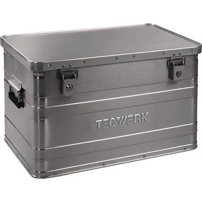 Aluminiumbox L595xB390xH380mm 70l m.Klappverschluss u.Zylinderschl.TECWERK-0