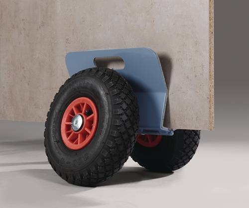 Plattenroller Außen-L300xB298xH305mm mit Klemmbacken Bereifung Luft Trgf.250kg-0