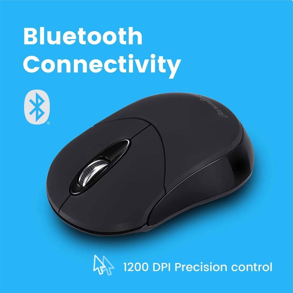 Simpletek Maus Bluetooth® Optisch Schwarz 3 Tasten 1000 dpi Maustasten-1