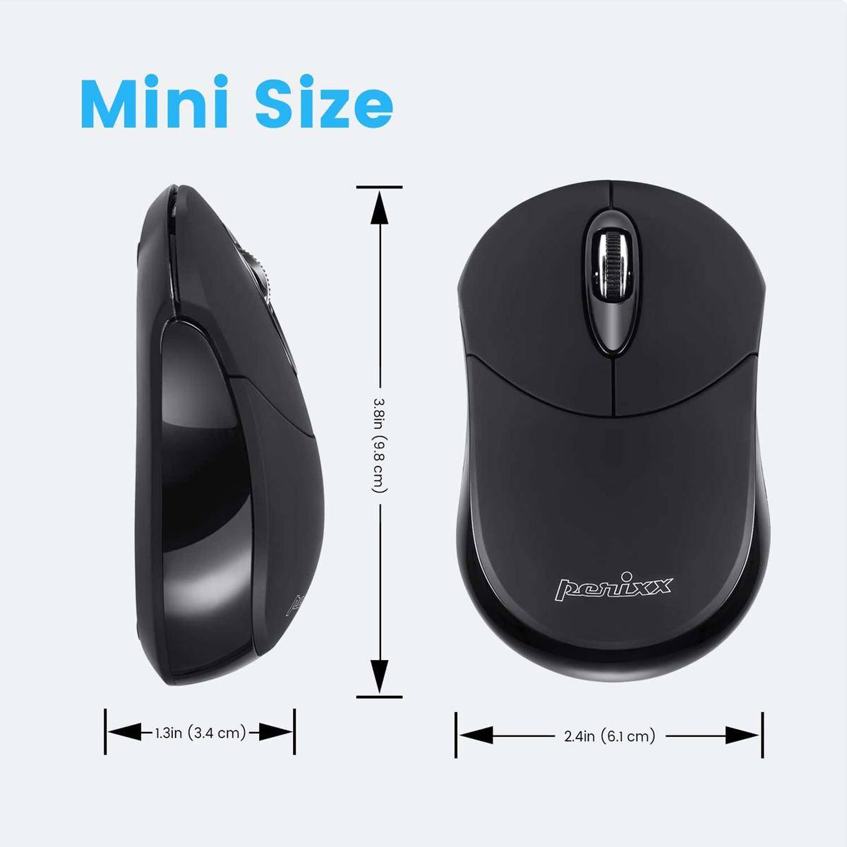 Simpletek Maus Bluetooth® Optisch Schwarz 3 Tasten 1000 dpi Maustasten-2