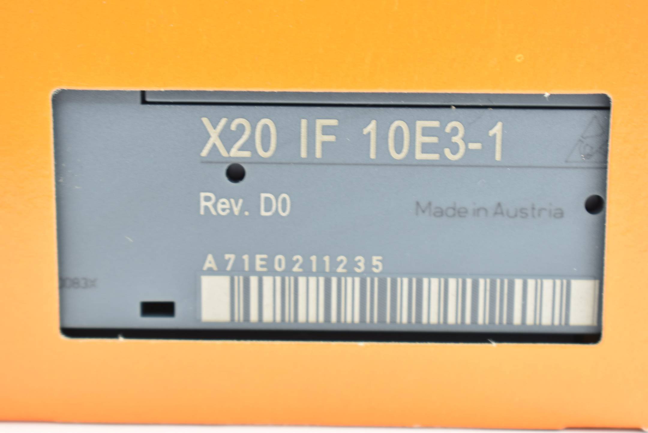 B&R Automation Schnittstellenmodul X20 IF 10E3-1 ( X20IF10E3-1 ) Rev. D0-1