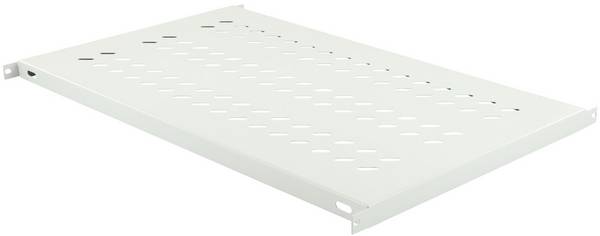 by Logon - Rack - Regal - tray for cabinets, d=1000 - weiß, RAL 7035 - 1U - 48.3