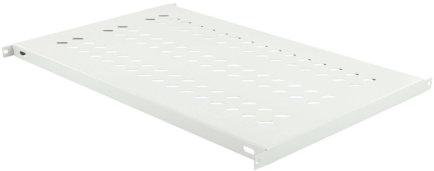 by Logon - Rack - Regal - tray for cabinets, d=1000 - weiß, RAL 7035 - 1U - 48.3-0
