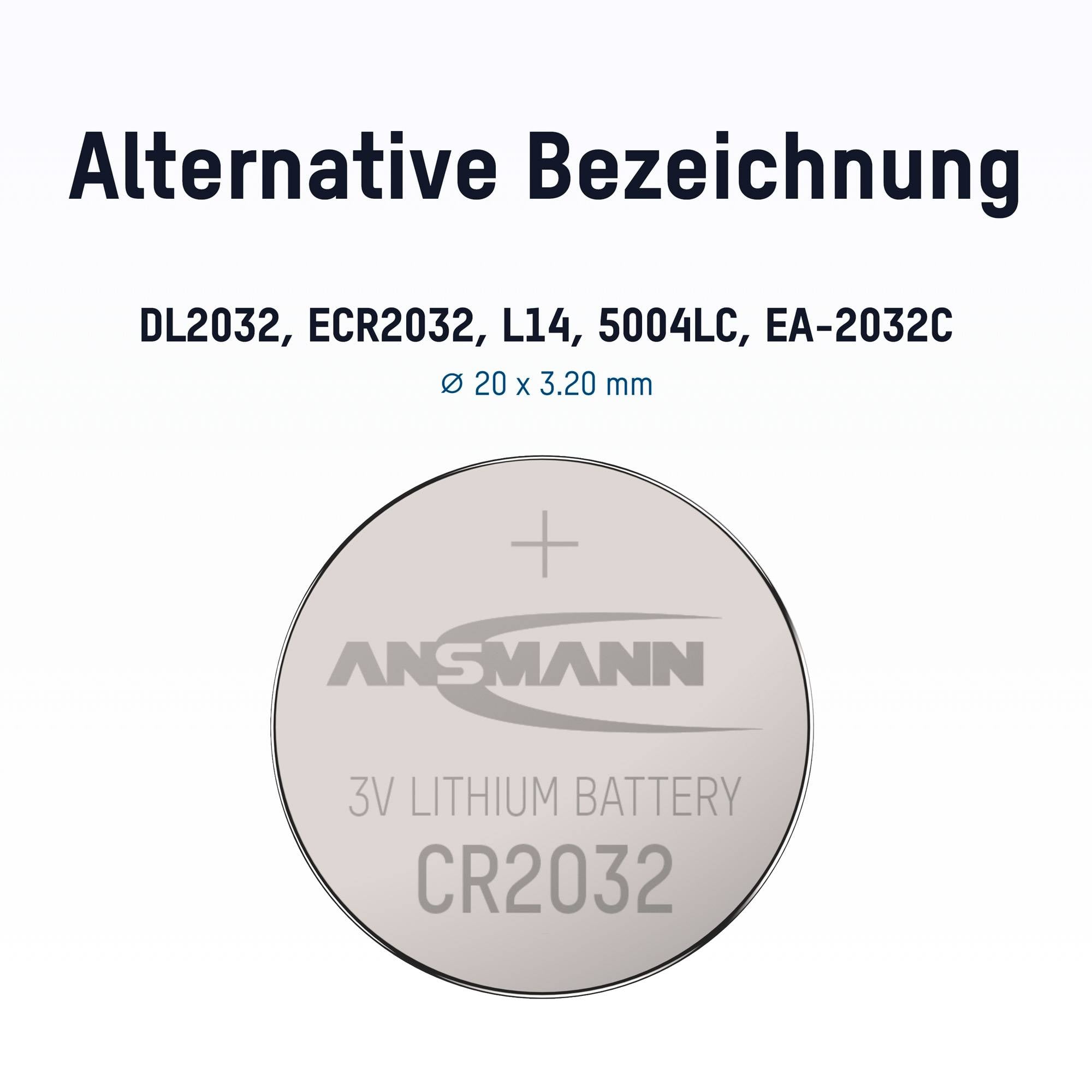 ANSMANN 1516-0025 Knopfzelle LR41 1,5V Alkaline, 4er-Pack-2