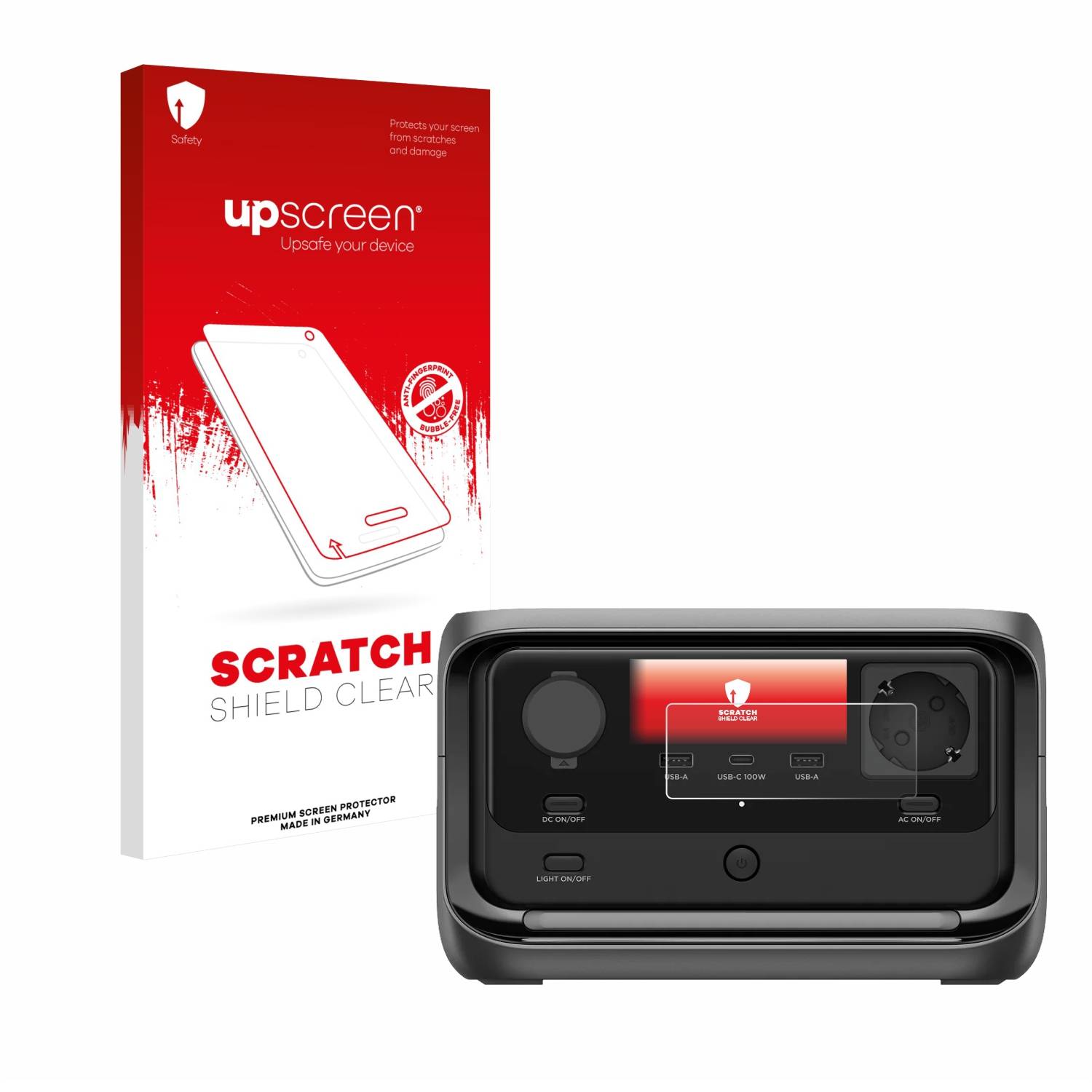 upscreen Schutzfolie für EcoFlow River 3 Plus Kratzschutz Anti-Fingerprint Klar-0