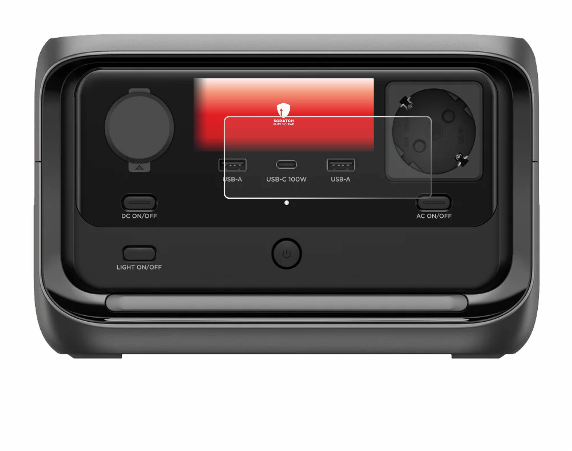 upscreen Schutzfolie für EcoFlow River 3 Plus Kratzschutz Anti-Fingerprint Klar-4