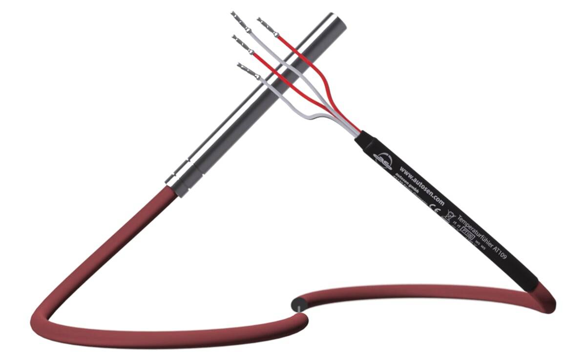 Kabel-Temperaturfühler PT100 -50…180°C - 180 - AT109 - autosen